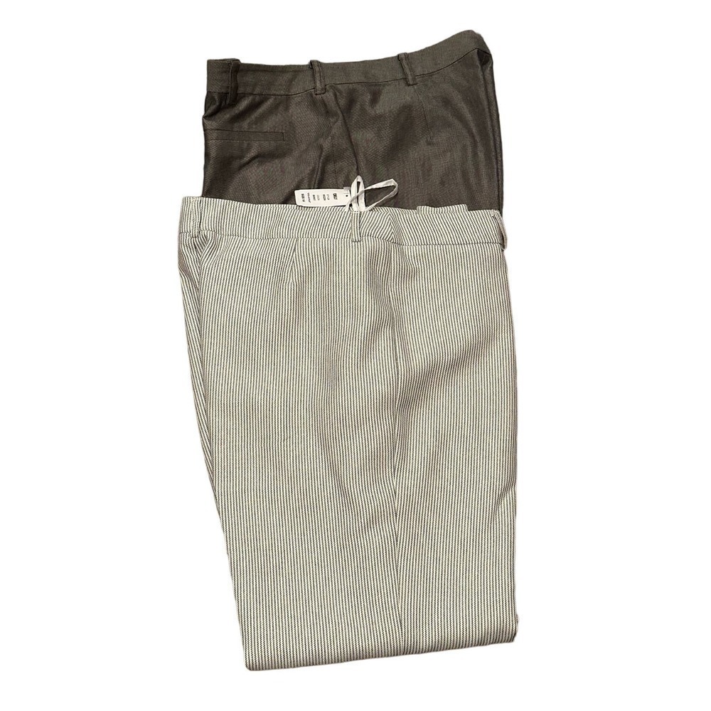 Banana Republic & Emily Lot of 2 Dress Career Pants Sz 14